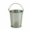 Planter Bucket Silver Zinc 15,5 x 11 x 11 cm (72 Units)