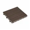 Interlocking Floor Tile Composite Brown Polyethylene 30 x 2,6 x 30 cm (6 Units)