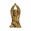 Decorative Figure Yoga Gorilla Golden 17 x 36 x 19,5 cm (4 Units)