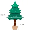 Artificial Christmas Tree Springos CT0111, Diamond Trunk Tree 180 cm
