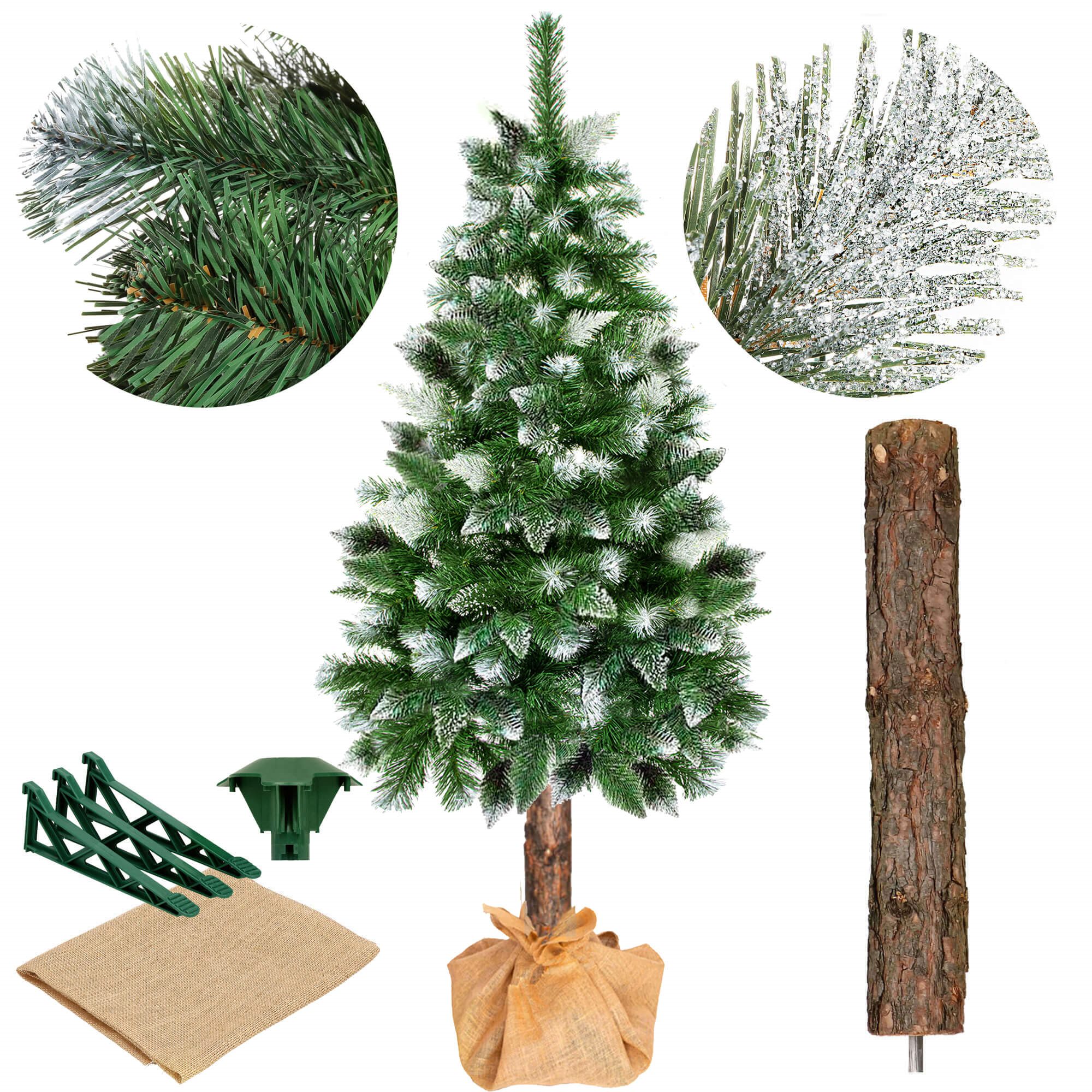 Artificial Christmas Tree Springos CT0111, Diamond Trunk Tree 180 cm