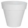 Plant pot Riviera White Plastic Squared Ø 50 cm