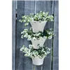 Plant pot Elho 472112415000 White Rectangular Modern Ø 26,7 x 29,7 cm