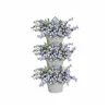 Plant pot Elho 472112415000 White Rectangular Modern Ø 26,7 x 29,7 cm