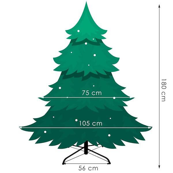 Jõulupuu Springos CT0156 180cm | Osta veebist — Megaluks