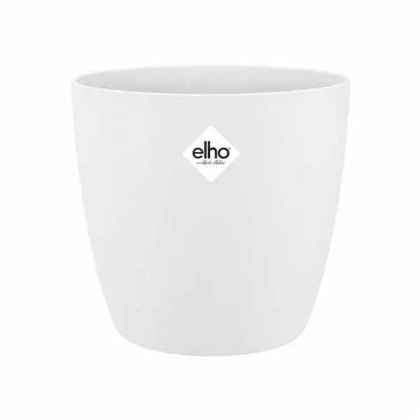 Plant pot Elho 5642723015000 White polypropylene Plastic Circular