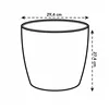 Plant pot Elho 5642723015000 White polypropylene Plastic Circular