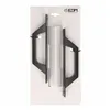 Handles EDM 6804 Straight Black Aluminium 2 Units 200 x 25 mm