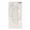 Handles EDM 6804 Straight White Aluminium 2 Units 200 x 25 mm