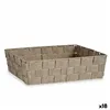 Multi-purpose basket Beige Cloth 3,8 L 34 x 8,5 x 21 cm (18 Units)