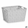 Laundry Basket White Cloth 10 L 25 x 20 x 35 cm (12 Units)