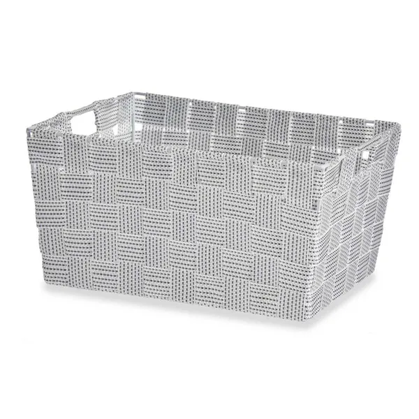 Multi-purpose basket White Cloth 30,4 x 14 x 20 cm (18 Units)