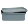 Storage Box with Lid Grey Plastic 14 L 29,5 x 14,3 x 45 cm (12 Units)