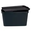 Storage Box with Lid Anthracite Plastic 24 L 29,3 x 24,5 x 45 cm (6 Units)