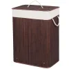 Bamboo laundry basket Springos HA0072 | Buy online — Megaluks