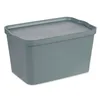 Storage Box with Lid Grey Plastic 24 L 29,3 x 24,5 x 45 cm (6 Units)