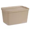 Storage Box with Lid Beige Plastic 24 L 29,3 x 24,5 x 45 cm (6 Units)