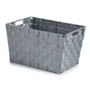 Laundry Basket Grey Cloth 10 L 25 x 20,5 x 35 cm (12 Units)