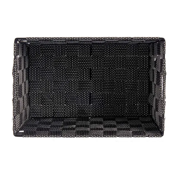 Multi-purpose basket Black Cloth 20 x 14 x 30 cm (18 Units)