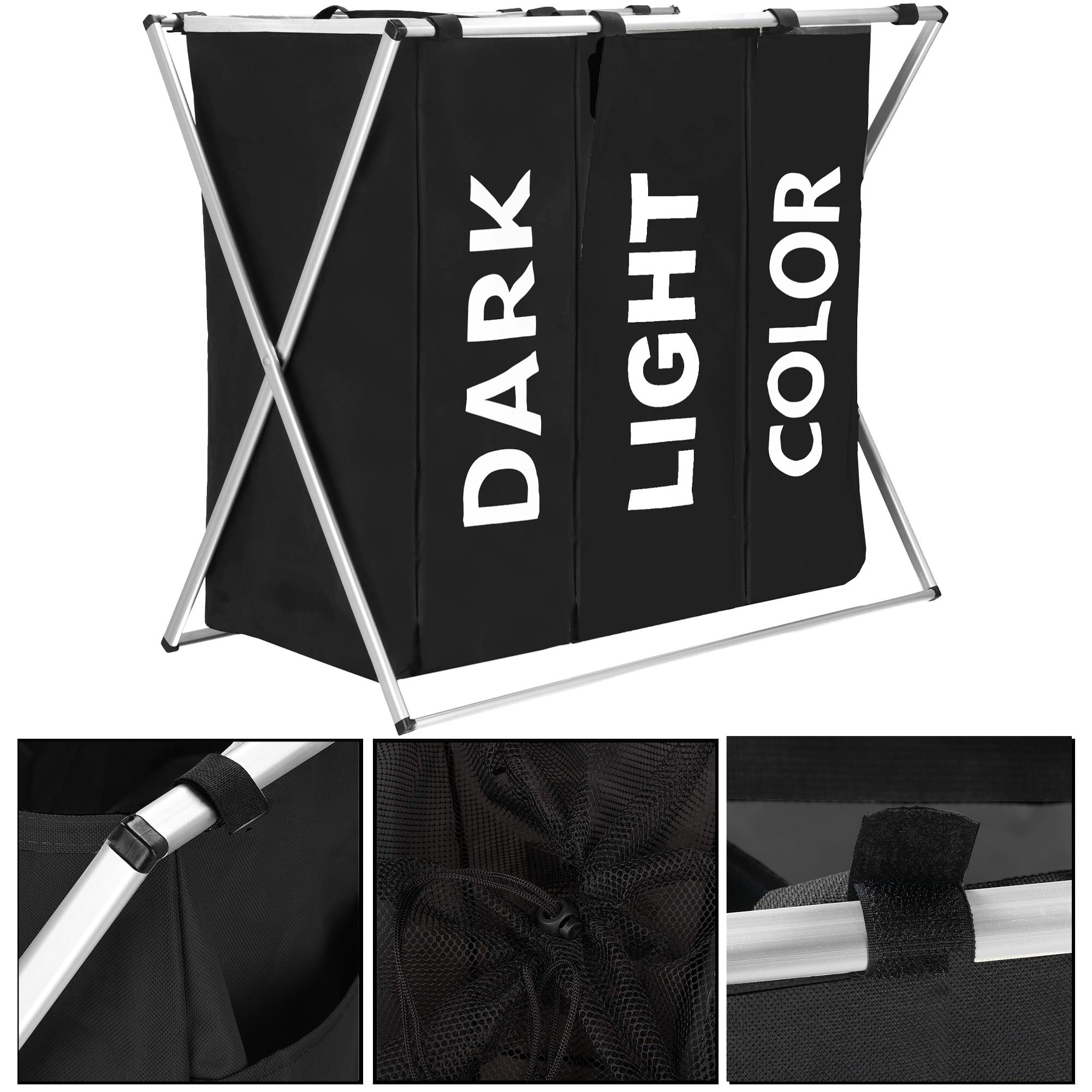 HA0100 LAUNDRY BASKET, 3 COMPARTMENTS | Buy online — Megaluks
