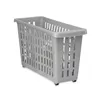 Multi-purpose basket With wheels Grey Plastic 17,5 x 26 x 46 cm (12 Units)