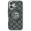 Karl Lagerfeld IML Monogram Karl & Choupette Head MagSafe - Case for iPhone 16 (black)