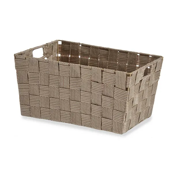 Multi-purpose basket Brown Cloth 5 L 30,4 x 14 x 20 cm (18 Units)