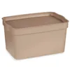 Storage Box with Lid Beige Plastic 2,3 L 13,5 x 11 x 20 cm (24 Units)