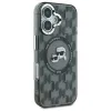 Karl Lagerfeld IML Monogram Karl & Choupette Head MagSafe - Case for iPhone 16 (black)
