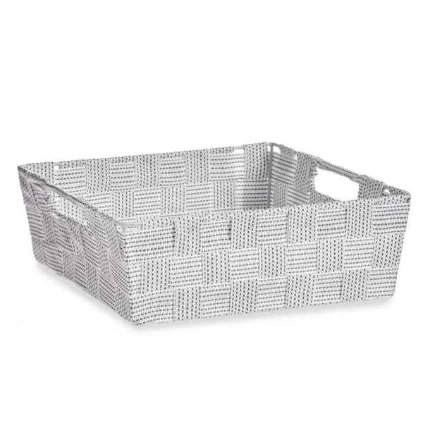 Multi-purpose basket White Cloth 3 L 23 x 8 x 27 cm (48 Units)