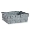 Multi-purpose basket Grey Cloth 2,4 L 20 x 8 x 24 cm (24 Units)