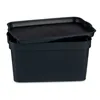 Storage Box with Lid Anthracite Plastic 2,3 L 13,5 x 11 x 20 cm (24 Units)