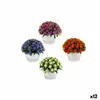 Decorative Flower Bunch Plastic 14 x 12 x 14 cm (12 Units)