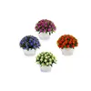 Decorative Flower Bunch Plastic 14 x 12 x 14 cm (12 Units)