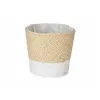 Planter White Rope Plastic 11 x 10,5 x 11 cm (24 Units)