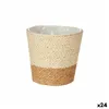 Planter Brown Rope Plastic 14 x 12,5 x 14 cm (24 Units)