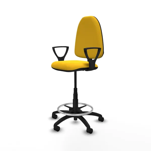 Office Chair Piqueras y Crespo BFN01RN Yellow High