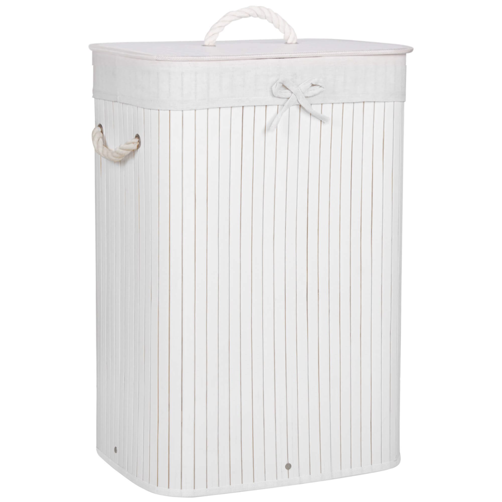 Bamboo laundry basket Springos HA0075 72l | Buy online — Megaluks