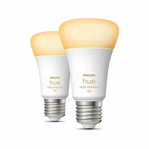 Smart Light bulb Philips Pack de 2 E27 White F E27 (2200K) (6500 K)