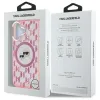 Karl Lagerfeld IML Monogram Karl & Choupette Head MagSafe - Case for iPhone 16 (pink)