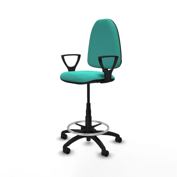 Office Chair Piqueras y Crespo BFN01RN Turquoise High