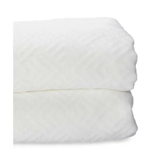 Bedspread (quilt) 180 x 260 cm Geometric White (4 Units)