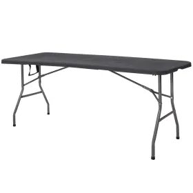 Folding table Springos GF0052 180cm, black | Buy online — Megaluks