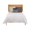 Reversible Bedspread 180 x 260 cm White (6 Units)