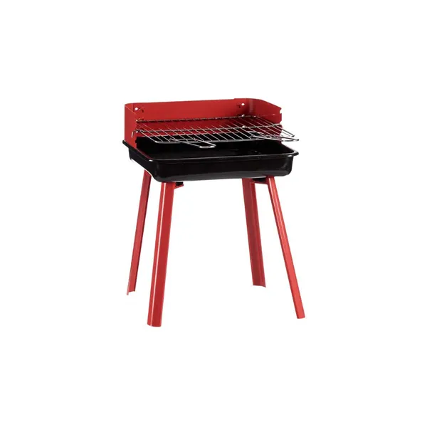 Charcoal Barbecue with Stand Red Iron 28 x 44,5 x 35 cm (6 Units)