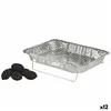 Disposable Barbecue Aluminium Charcoal 30 x 5,3 x 46,5 cm (12 Units)