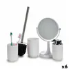 Bath Set White polypropylene (6 Units)