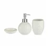 Bath Set White Ceramic (12 Units)