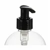 Soap Dispenser Black Transparent Plastic 500 ml (12 Units)