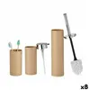 Bath Set Brown Plastic (8 Units)